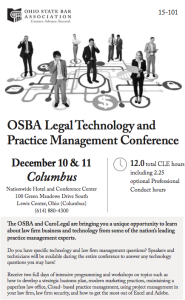 Ohio State Bar Association Legal Technology & Practice Management Conference